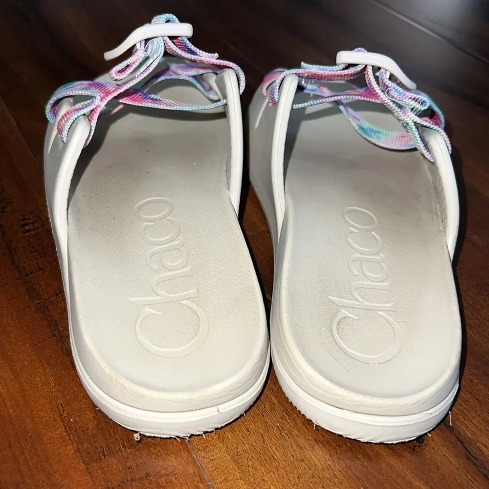 CHACO Chillos Tie Dye Slide Sandals Shoes